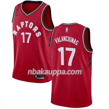 Toronto Raptors Jonas Valanciunas 17 Nike 2017-18 Punainen Pelipaidat Swingman - Miesten
